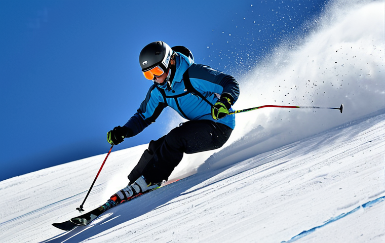 스키 강사의 고객 맞춤형 레슨 설계 - Intermediate Skier Executing a Parallel Turn**

"An intermediate skier executing a smooth parallel t...