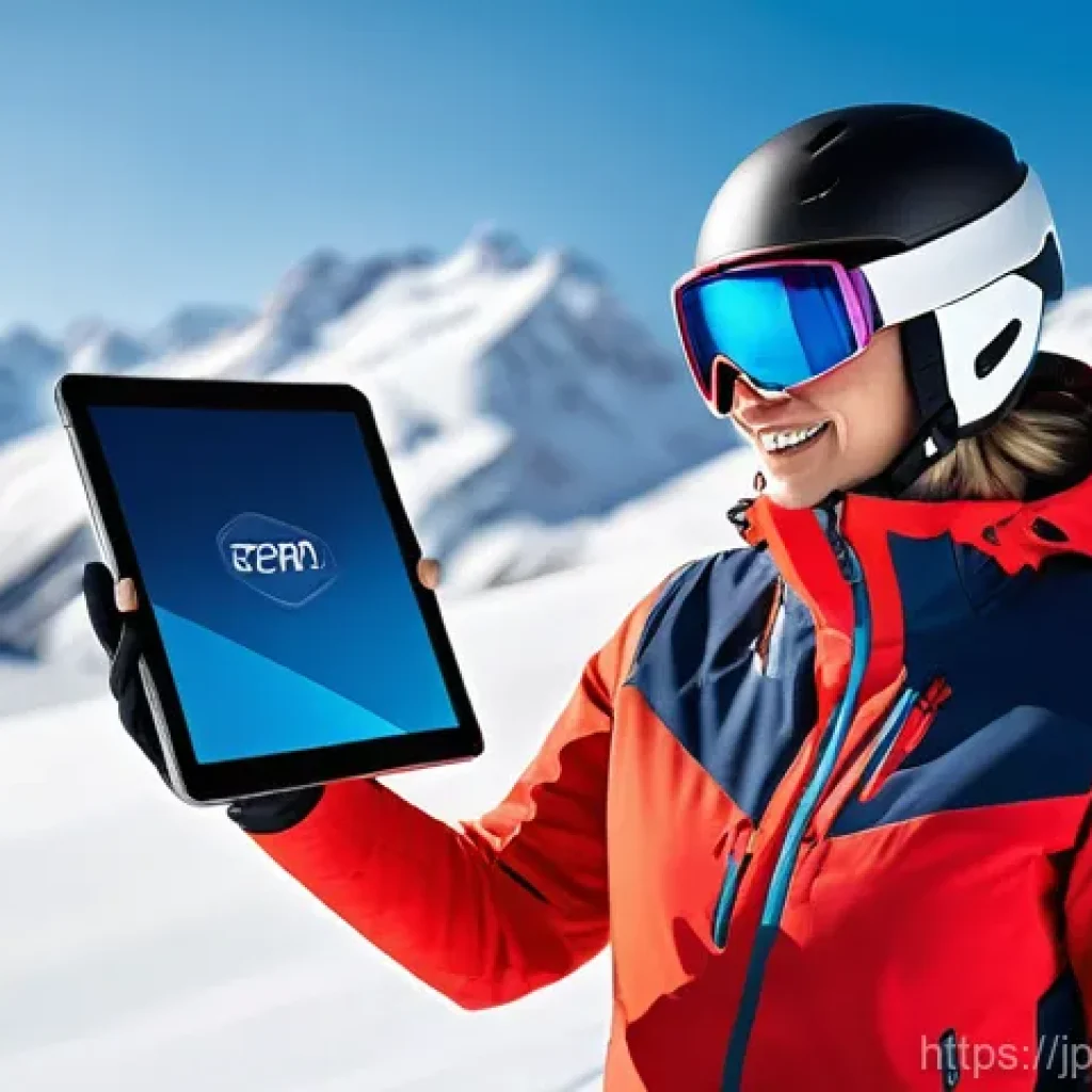 스키 강사의 고객 맞춤 강의 전략 - **Personalized Ski Coaching with Video Analysis**
    An adult female skier, mid-30s, dressed in a v...