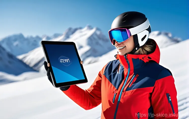 스키 강사의 고객 맞춤 강의 전략 - **Personalized Ski Coaching with Video Analysis**
    An adult female skier, mid-30s, dressed in a v...