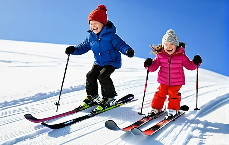 스키 강사의 티칭 목표 설정 사례 - Here are three detailed image generation prompts in English: