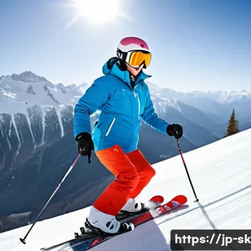 스키 강사의 강의 효과 분석 방법 - **Prompt:** A dynamic, wide-angle shot of a female ski instructor, in her early 30s, wearing a sleek...