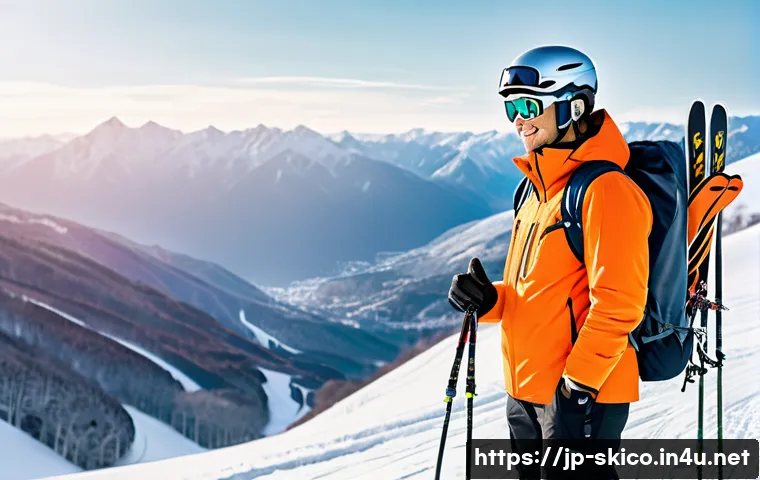 스키 강사의 프리랜서 성공 사례 - A professional freelance ski instructor dressed in modern, clean ski gear including a helmet and glo...